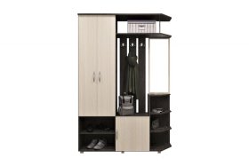 Прихожая Домино венге/дуб млечный в Челябинске - chelyabinsk.mebel-tymen.ru | фото