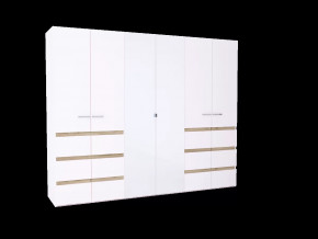 Анона 7 Шкаф для одежды и белья 6-створчатый в Челябинске - chelyabinsk.mebel-tymen.ru | фото