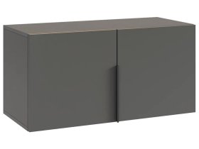 Антресоль двухдверная L800 Баско графит в Челябинске - chelyabinsk.mebel-tymen.ru | фото