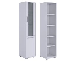 Стеллаж Лайт-2 белый/белый в Челябинске - chelyabinsk.mebel-tymen.ru | фото