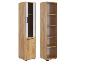 Стеллаж Лайт-2 дуб крафт золотой/белый в Челябинске - chelyabinsk.mebel-tymen.ru | фото