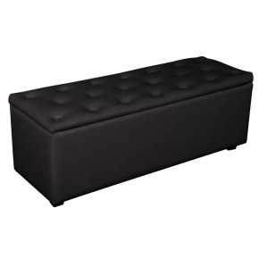 Банкетка Монако-2 (черный) в Челябинске - chelyabinsk.mebel-tymen.ru | фото