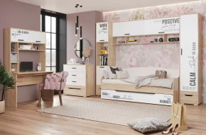 Детская Джуниор, набор №1, дуб сонома/белый в Челябинске - chelyabinsk.mebel-tymen.ru | фото