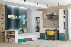 Детская Клео ОК-2, графит, миндаль, океан Диал в Челябинске - chelyabinsk.mebel-tymen.ru | фото