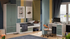 Детская «Марли» Белый, Серо-голубой в Челябинске - chelyabinsk.mebel-tymen.ru | фото