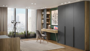 Детская «Порто» Яблоня Беллуно, Графит софт в Челябинске - chelyabinsk.mebel-tymen.ru | фото