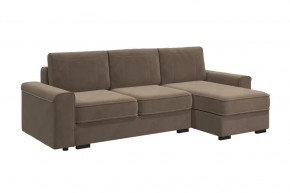 Диван-кровать угловой "Леон" серо-бежевый в Челябинске - chelyabinsk.mebel-tymen.ru | фото