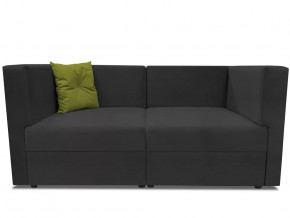 Диван модульный прямой Бергамо две секции Dream Grafit кат. 3 в Челябинске - chelyabinsk.mebel-tymen.ru | фото