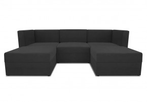 Диван модульный угловой Бергамо пять секций Dream Grafit кат. 3 в Челябинске - chelyabinsk.mebel-tymen.ru | фото