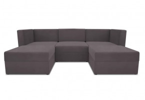 Диван модульный угловой Бергамо пять секций Dream Grey кат. 3 в Челябинске - chelyabinsk.mebel-tymen.ru | фото