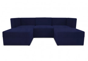 Диван модульный угловой Бергамо пять секций Dream Indigo кат. 3 в Челябинске - chelyabinsk.mebel-tymen.ru | фото