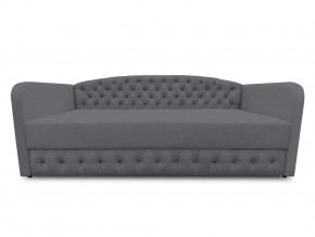 Диван-софа Гарвард-2 с каретной стяжкой Bingo Grafit кат.1 в Челябинске - chelyabinsk.mebel-tymen.ru | фото