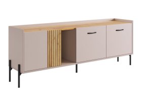 Тумба 2 Доминика кашемир/дуб крафт золотой в Челябинске - chelyabinsk.mebel-tymen.ru | фото