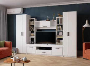 Гостиная СИДНЕЙ-2 (ш3000*г470*в2000мм), ЛДСП Белый в Челябинске - chelyabinsk.mebel-tymen.ru | фото