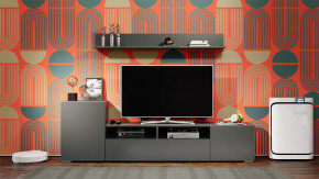 Гостиная «Сильвия» Серый в Челябинске - chelyabinsk.mebel-tymen.ru | фото