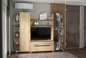 Гостиная Тиана-3 (Дуб Сонома) в Челябинске - chelyabinsk.mebel-tymen.ru | фото