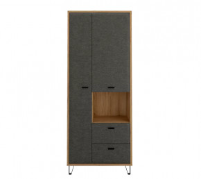 GRACE шкаф REG2D2S (Дуб наварра/Графит) в Челябинске - chelyabinsk.mebel-tymen.ru | фото