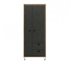 GRACE шкаф SZF2D2S (Дуб наварра/Графит) в Челябинске - chelyabinsk.mebel-tymen.ru | фото