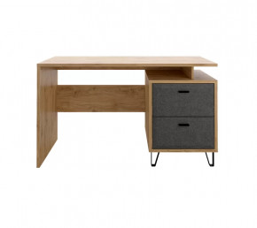 GRACE стол письменный BIU2S  (Дуб наварра/Графит) в Челябинске - chelyabinsk.mebel-tymen.ru | фото
