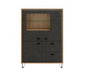 GRACE тумба KOM2W1D2S (Дуб наварра/Графит) в Челябинске - chelyabinsk.mebel-tymen.ru | фото