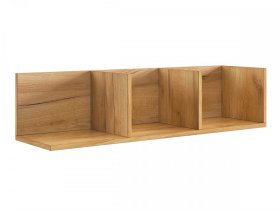 Полка навесная 2 Рич дуб крафт золотой в Челябинске - chelyabinsk.mebel-tymen.ru | фото