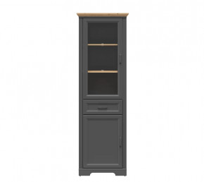 JASMIN шкаф REG1W1D1S (Графит/ Дуб артизан) в Челябинске - chelyabinsk.mebel-tymen.ru | фото