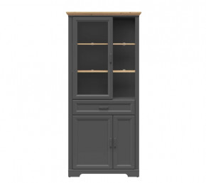 JASMIN шкаф REG1W2D1S (Графит/ Дуб артизан) в Челябинске - chelyabinsk.mebel-tymen.ru | фото