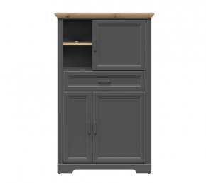 JASMIN шкаф REG3D1S (Графит/ Дуб артизан) в Челябинске - chelyabinsk.mebel-tymen.ru | фото