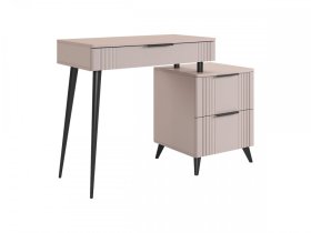 Туалетный столик (без зеркала) Катрин кашемир/фрапучино матовый в Челябинске - chelyabinsk.mebel-tymen.ru | фото