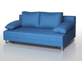 Диван Комфорт без подлокотников 4 подушки denim в Челябинске - chelyabinsk.mebel-tymen.ru | фото