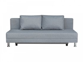 Диван Комфорт Лайт без подлокотников 2 подушки грей в Челябинске - chelyabinsk.mebel-tymen.ru | фото