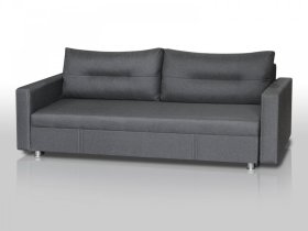 Диван Комфорт с прямыми подлокотниками графит в Челябинске - chelyabinsk.mebel-tymen.ru | фото