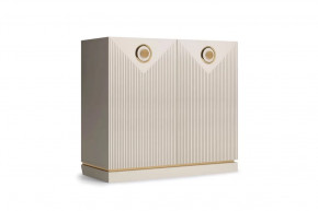 Комод 2-дверный "Капри" Сатин/Сатин в Челябинске - chelyabinsk.mebel-tymen.ru | фото