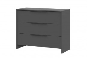 Комод 3 ящика Камелия 1 Серия 2, графит в Челябинске - chelyabinsk.mebel-tymen.ru | фото