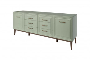 Комод 6 ящиков 2 двери Гориция Зелёный самшит в Челябинске - chelyabinsk.mebel-tymen.ru | фото