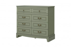 Комод 8 ящиков Лорето Лак Зелёный самшит в Челябинске - chelyabinsk.mebel-tymen.ru | фото