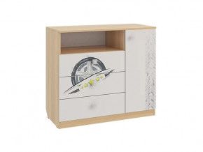 Комод Форсаж дуб сонома/белый в Челябинске - chelyabinsk.mebel-tymen.ru | фото