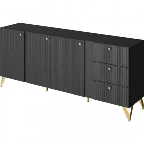 Комод КД-1 Reno Чёрный НК-мебель в Челябинске - chelyabinsk.mebel-tymen.ru | фото