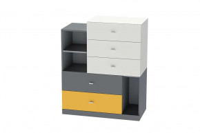 Комод Клео К-1, графит, миндаль, солнечный Диал в Челябинске - chelyabinsk.mebel-tymen.ru | фото