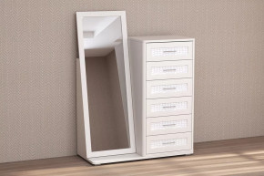 Комод Кэт-4, 6 ящиков с зеркалом Диал в Челябинске - chelyabinsk.mebel-tymen.ru | фото