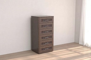 Комод Кэт-4 6 ящиков Венге Диал в Челябинске - chelyabinsk.mebel-tymen.ru | фото