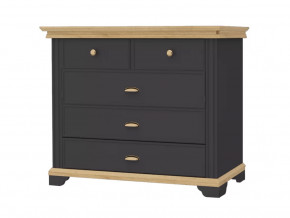Комод Лиана-1 Дуб Крафт Золотой/Графит в Челябинске - chelyabinsk.mebel-tymen.ru | фото