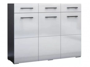 Комод Ненси Венге-Белый глянец в Челябинске - chelyabinsk.mebel-tymen.ru | фото