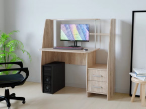 Компьютерный стол КЛ №6.2 Дуб баррик в Челябинске - chelyabinsk.mebel-tymen.ru | фото