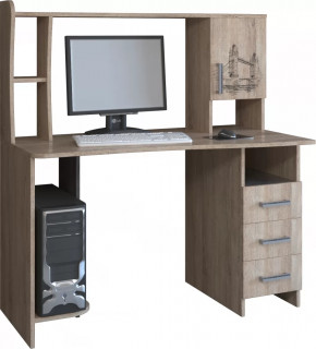 Компьютерный стол КЛ №6.4 Дуб баррик в Челябинске - chelyabinsk.mebel-tymen.ru | фото