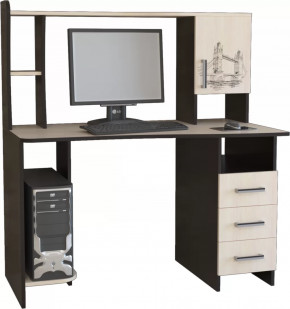 Компьютерный стол КЛ №6.4 Венге/Дуб молочный в Челябинске - chelyabinsk.mebel-tymen.ru | фото