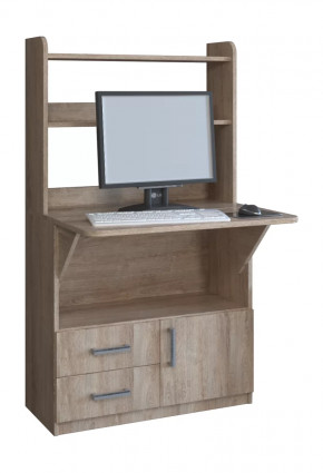 Компьютерный стол СП-1 Дуб баррик в Челябинске - chelyabinsk.mebel-tymen.ru | фото