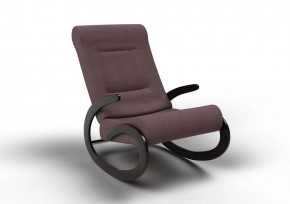 Кресло-качалка Мальта ткань кофе с молоком в Челябинске - chelyabinsk.mebel-tymen.ru | фото