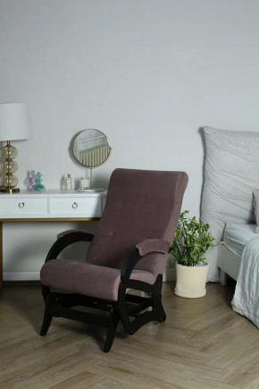 Кресло маятниковое Амелия,ткань кофе с молоком в Челябинске - chelyabinsk.mebel-tymen.ru | фото