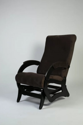 Кресло маятниковое Амелия,ткань шоколад в Челябинске - chelyabinsk.mebel-tymen.ru | фото